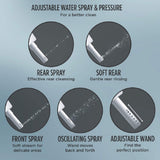 [MW7863084CEFG.10#01] TOTO Drake Washlet C5 With 1.28 GPF Elongated Bidet Toilet With Left Hand Lever (SAK78219)