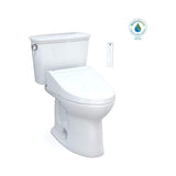 [MW7863084CEFG.10#01] TOTO Drake Washlet C5 With 1.28 GPF Elongated Bidet Toilet With Left Hand Lever (SAK78219)