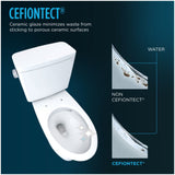 [MW7863084CEG#01] TOTO Drake C5 Bidet Seat With 1.28 GPF Elongated Toilet Left Hand Lever (SAK93542)