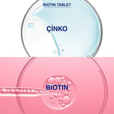 Bioxcin Biotin Supplement and Shampoo Set for Hair Loss Treatment and Hair Health Support