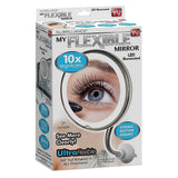 My Flexible Mirror 10x Magnification 7” Make Up Round Vanity Mirror