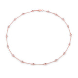 1.62 Carat Genuine Morganite .925 Sterling Silver Necklace