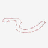 1.62 Carat Genuine Morganite .925 Sterling Silver Necklace