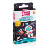 Benri Colorful Band-Aids for Kids - 15 Count, Breathable and Fun Designs for Children's Wound Care