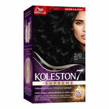 Wella Koleston Supreme Black Hair Dye: Intense Color, Gray Coverage & Conditioning - Complete At-Home Hair Color Kit