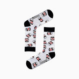 Carnaval Novelty Fast Food Socks Set - 5 Pairs of Comfortable Cotton-Themed Socks for Everyday Wear