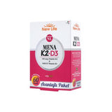 New Life Mena K2+D3 Vitamin Supplement, 100 mcg K2 & 1000 IU D3, Gluten & Soy-Free