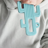 OiOi Baby Silicone Teether Toy - Food Grade, Easy Grip, Teething Relief for Infants 3 Months+