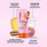 Olalab Brightening & Tone Evening SPF 50+ Pink Sunscreen 50 ml