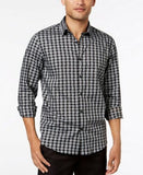 Alfani Mens Regular Fit Lewis Plaid Shirt