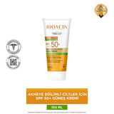 Bioxcin Sunscreen for Acne-Prone Skin - SPF 50+, Non-Comedogenic, Water-Resistant - 1.69 fl oz