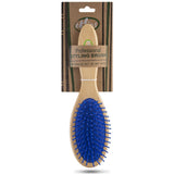 Eklips Natural Hair Brush ZC851 - Gentle Detangling, Ergonomic Wooden Handle, Promotes Hair Health