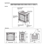 Napoleon Bayfield 25-Inch Direct Vent Electronic Ignition Natural Gas Cast Iron Stove [GDS25NA-1] (SAK95498)