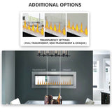 Napoleon Clearion Elite 60 Fully Recessed See Thru Wall Mounted Electric Fireplace, 60" [NEFBD60HE] (SAK31716)