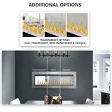 Napoleon Clearion Elite 60-Inch Fully Recessed See Thru Wall Mounted Electric Fireplace [NEFBD60HE] (SAK31716)