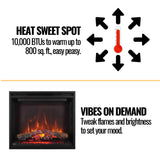 Napoleon Element Self-Trimming Built-In Electric Fireplace [NEFB36/42H-BS-1] (SAK58173)