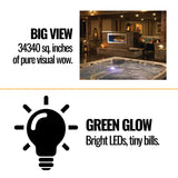 Napoleon Galaxy 48 Outdoor Linear See-Thru Electronic Start Natural Gas Fireplace, 50" [GSS48STE] (SAK67432)