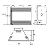 Napoleon Grandville Vent-Free Natural Gas Fireplace [GVF42-1N] (SAK60419)