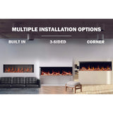 Napoleon Luminex 65-Inch LCD Built-In Electric Fireplace With Remote Control [NEFL65LCD-3SV] (SAK83665)