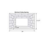 Napoleon Oakville 3 Direct Vent Natural Gas Fireplace Insert, 28" [GDI3N-1] (SAK25498)