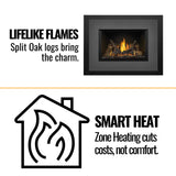 Napoleon Oakville 3 Direct Vent Natural Gas Fireplace Insert, 28" [GDI3N-1] (SAK25498)