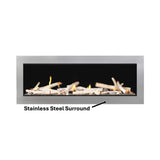 Napoleon Vector 50 Single-Sided 65-Inch Direct Vent Electronic Natural Gas Fireplace With Night Light System [LV50N-2] (SAK29481)