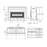 Napoleon Vector 50 Single-Sided 65-Inch Direct Vent Electronic Natural Gas Fireplace With Night Light System [LV50N-2] (SAK29481)