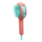 Nascita Retractable Hair Brush with Mirror Orange