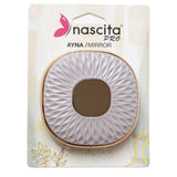 Nascita Portable Pocket Mirror in Pink 9cm
