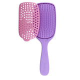 Nascita Easy-Clean Purple Hair Brush for Daily Styling