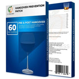 Natural Hangover Patches 60 Day Supply