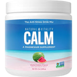 Natural Vitality Calm, Magnesium Supplement, Anti-Stress Drink Mix Powder, Original, Watermelon - 8 Ounce