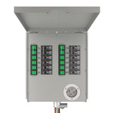 12-Circuit 120/240V 30A Non-Automatic Transfer Switch