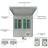 12-Circuit 120/240V 30A Non-Automatic Transfer Switch