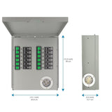 12-Circuit 120/240V 30A Non-Automatic Transfer Switch