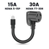 Nature's Generator 30A to 15A Step Down Adapter