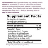 Nature's Way Echinacea Astragalus & Reishi, Immune Support*, 100 Capsules