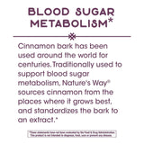 Nature's Way Premium Extract Cinnamon Standardized to 8% Flavonoids 60 Vcaps