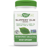 Nature's Way Slippery Elm Bark, White, 100 Count
