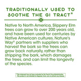 Nature's Way Slippery Elm Bark, White, 100 Count