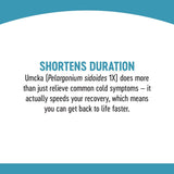 Nature's Way Umcka ColdCare Soothing Hot Drink Mix, Feel Better Faster, Clinically Proven, Lemon Flavored, 10 Packets