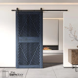 Diamond Pattern Pine Wood DIY Barn Door