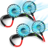 Neck Fan Portable Rechargeable: Personal Cooling Wearable Fan Around your Neck that Blow Cold Air for Men Women - Usb Should Fan Battery Operated for Travel and Outdoor Sports