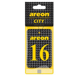 Areon City 16 Vanilla Black Long-Lasting Car Air Freshener