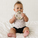 Neutral Checkered Bamboo Tee *Sizes 3/6m & sz 6 left