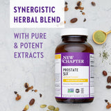 New Chapter Prostate Supplement - Prostate 5LX with Saw Palmetto + Selenium for Prostate Health - 120 ct Vegetarian Capsule
