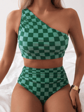 New fashionable and sexy bikini split beach swimsuit two-piece set