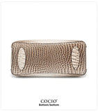 New Himalayan White Handbag Premium Texture Crocodile Cross Border Women's Bag Multi Compartment Women's Bag