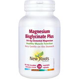 New Roots Herbal Pure Magnesium Bisglycinate 130 mg 60 Capsules