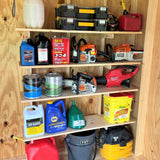Complete Stud Mounted Shed Organization Kit